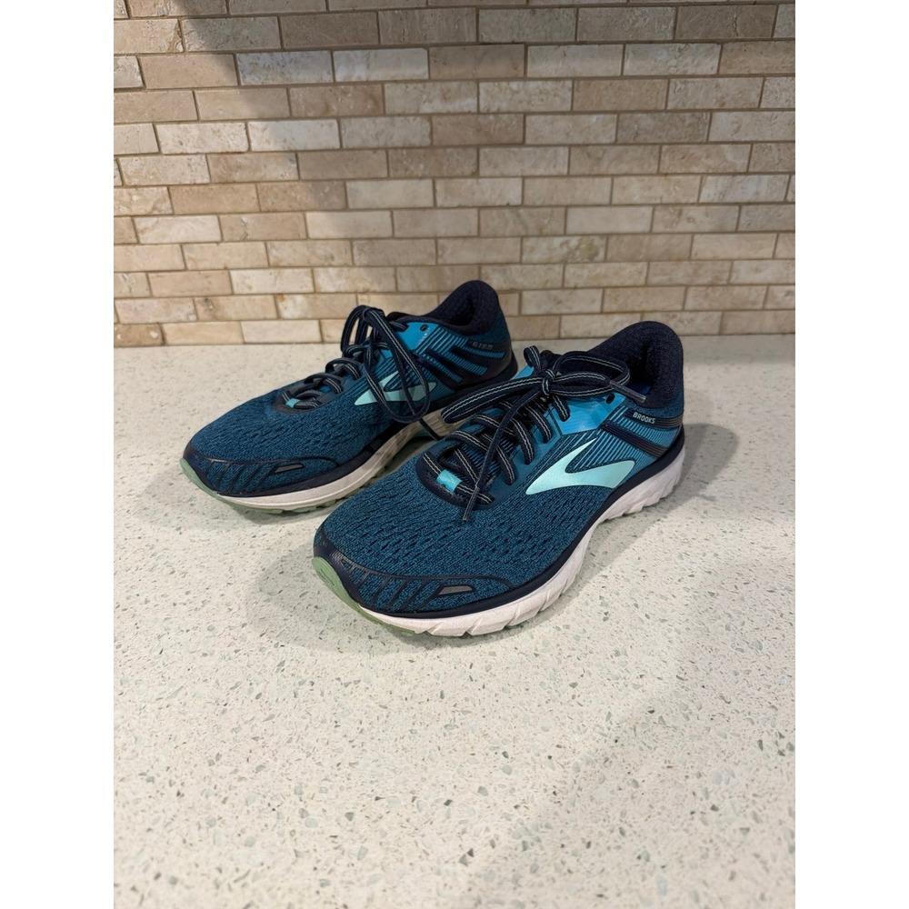 Brooks GTS Running Shoes Blue Teal Athletic Sneakers Women's 7